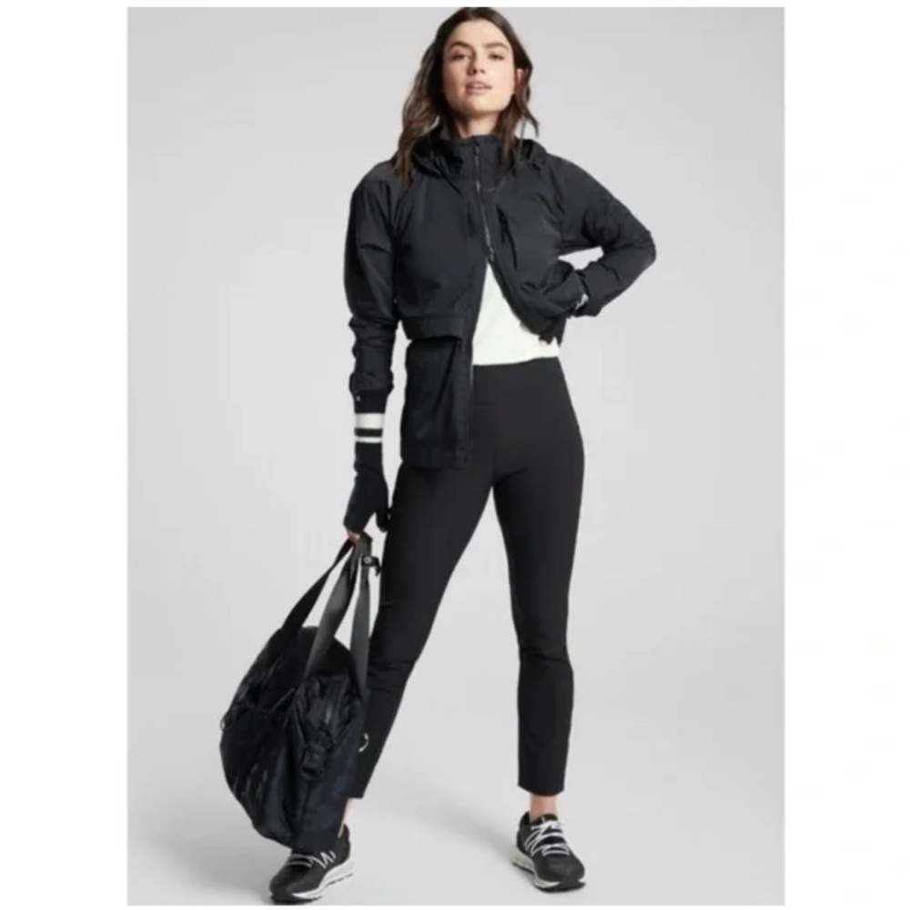 ATHLETA Wander Slim Ankle Pants Black High Rise Size 2 XS Walking Hiking Casual - Picture 5 of 14